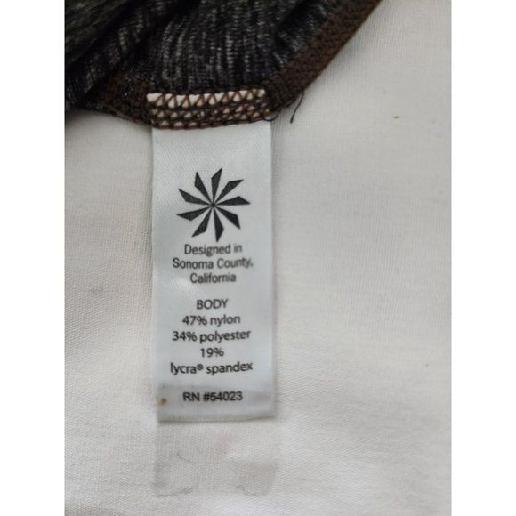 Athleta Women's Quest Mind Over Mat Yoga Capri Leggings Gray/Black Size Small - Picture 10 of 10